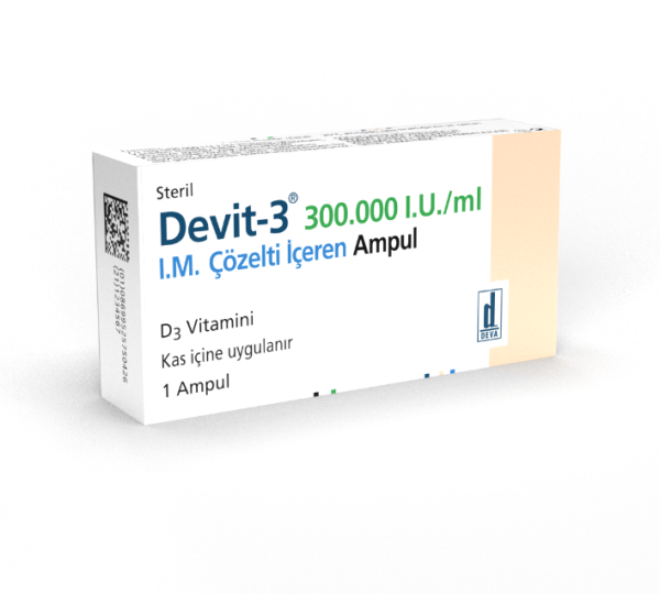 Devit-3 I.M Ampoule is an injectable solution containing vitamin D3
